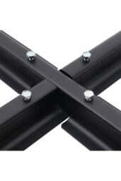 Living and Home 2KG Lightweight Metal Umbrella Base - 48mm Black Cross Stand for Parasols（pole is not included） - thumbnail 7