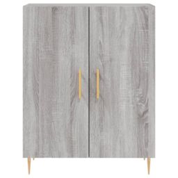 Berkfield Home Sideboard Grey Sonoma 69.5x34x90 cm Engineered Wood - thumbnail 5