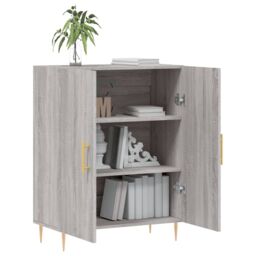Berkfield Home Sideboard Grey Sonoma 69.5x34x90 cm Engineered Wood - thumbnail 4
