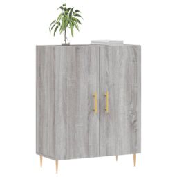 Berkfield Home Sideboard Grey Sonoma 69.5x34x90 cm Engineered Wood - thumbnail 3