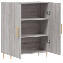 Berkfield Home Sideboard Grey Sonoma 69.5x34x90 cm Engineered Wood - thumbnail 6