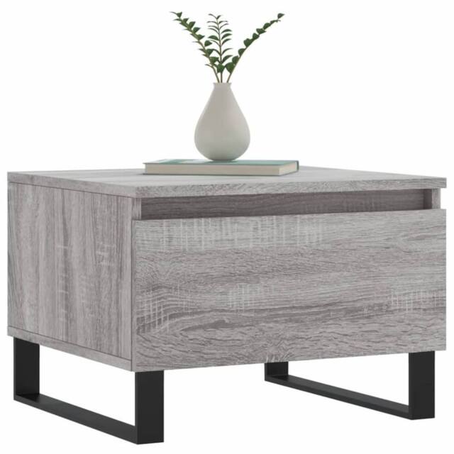 Berkfield Home Modern Coffee Tables 2 pcs Grey Sonoma 50x46x35 cm Engineered Wood - Size: 50 x 46 x 35 cm - image 1