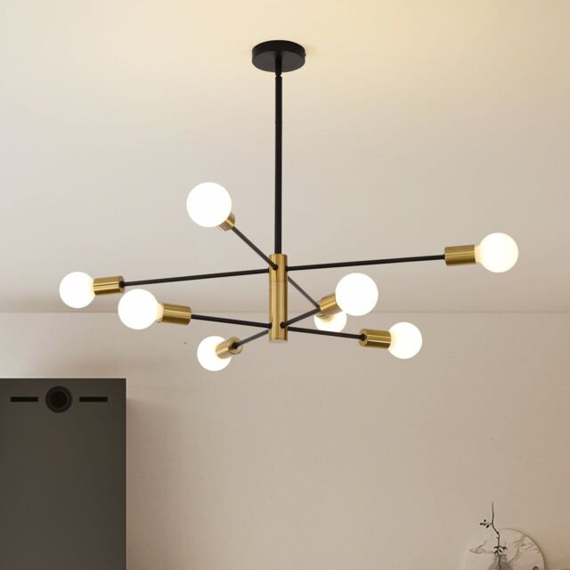 Garwarm 8 Light Sputnik Chandelier in Gold - image 1