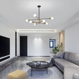 Garwarm 8 Light Sputnik Chandelier in Gold - thumbnail 2