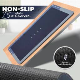 FLAVORA Absorbent Non-slip Kitchen Mats Quick Drying in Blue - Size: 100 cm diameter - thumbnail 4