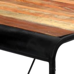 Berkfield Home Dining Table 180x90x76 cm Solid Reclaimed Wood - Size: 180 x 90 x 76 cm - thumbnail 5