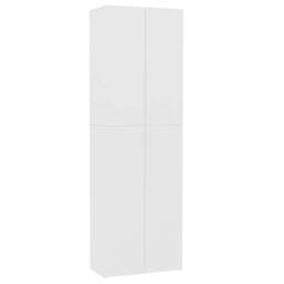 Berkfield Home Office Cabinet White 60x32x190 cm Engineered Wood - Size: 60 x 32 x 190 cm - thumbnail 2