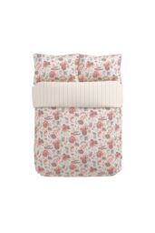 V&A 'Chintz Reverie' Cotton Duvet Cover Set in Teal - Size: King - thumbnail 4