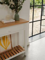 Statement Furniture Ludlow Console Table - Small in White - thumbnail 2