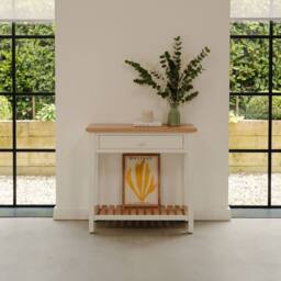 Statement Furniture Ludlow Console Table - Small in White - thumbnail 1