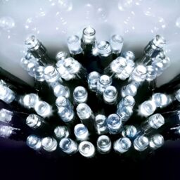 Samuel Alexander 2.3m Battery Operated Multi-Action Christmas String Lights with 24 Cool White LEDs - thumbnail 2