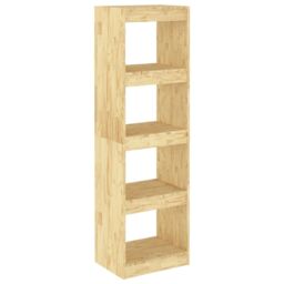Berkfield Home Book Cabinet Room Divider 40x30x135.5 cm Pinewood in Brown - thumbnail 2
