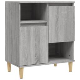 Berkfield Home Sideboard Grey Sonoma 60x35x70 cm Engineered Wood - Size: 60 x 35 x 70 cm - thumbnail 1