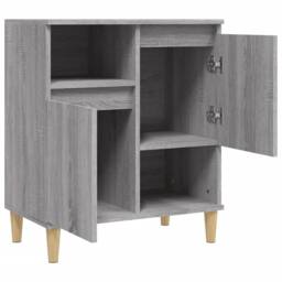 Berkfield Home Sideboard Grey Sonoma 60x35x70 cm Engineered Wood - Size: 60 x 35 x 70 cm - thumbnail 5