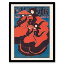 Artery8 W H Bradley The Chapbook Vintage Thanksgiving Cover Framed Art Print - Size: A4 - thumbnail 1