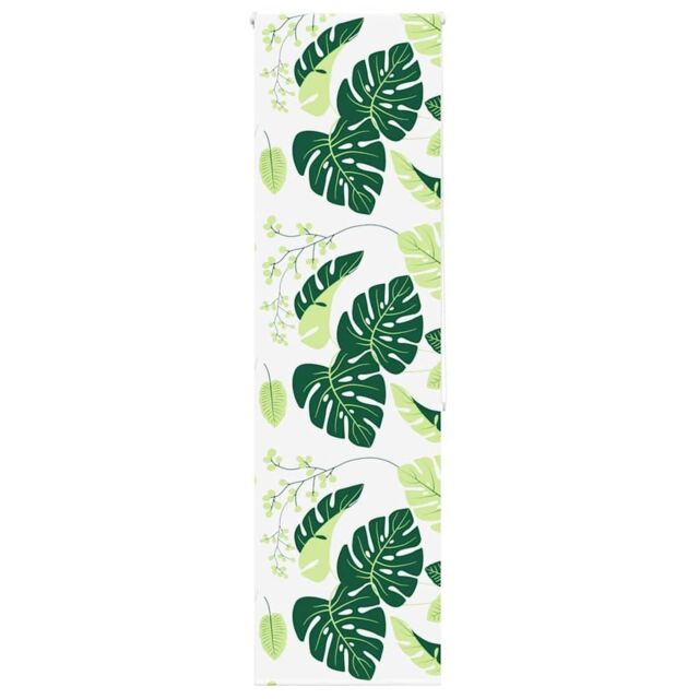 Berkfield Home Shower Roller Blind 70x240 cm Fabric Width 66 cm in Green - image 1