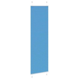 Berkfield Home Pleated Blind Blue 60x200 cm Fabric Width 59.4 cm Polyester - thumbnail 3