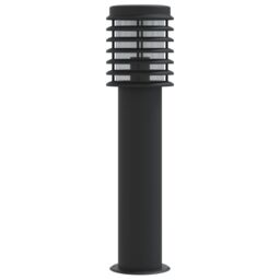 Berkfield Home Outdoor Floor Lamp Black 60 cm Stainless Steel - thumbnail 5