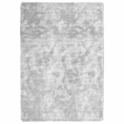 Berkfield Home Shaggy Rug High Pile NAVARRA Silver Grey 160x230 cm Polyester - Size: Medium