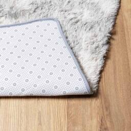 Berkfield Home Shaggy Rug High Pile NAVARRA Silver Grey 160x230 cm Polyester - Size: Medium - thumbnail 6