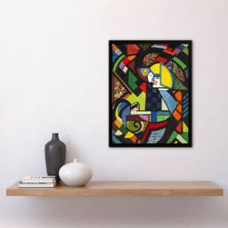 Artery8 Daughter in a Rocker Henry Lyman Sayen Framed Wall Art Print - Size: A4 - thumbnail 4