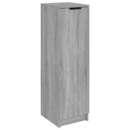 Berkfield Home Shoe Cabinet Grey Sonoma 30x35x100 cm Engineered Wood - Size: 30 x 35 x 100 cm - thumbnail 2
