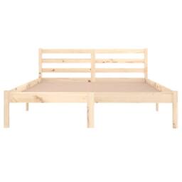 Berkfield Home Beautiful Day Bed Solid Wood Pine 140x200 cm Double in Light Tan - thumbnail 4