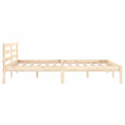 Berkfield Home Beautiful Day Bed Solid Wood Pine 140x200 cm Double in Light Tan - thumbnail 5