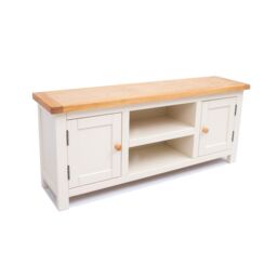 Cabinet Bits Maggiori Off-White 2 Door TV Cabinet Wood Knob - thumbnail 3