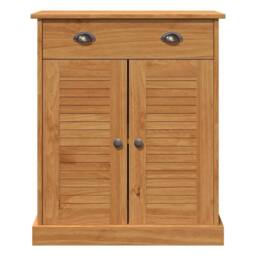 Berkfield Home Modern Bathroom Cabinet Honey brown 68 x 34 x 80 cm Solid pine wood - thumbnail 6