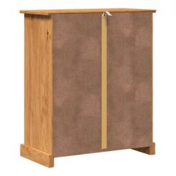 Berkfield Home Modern Bathroom Cabinet Honey brown 68 x 34 x 80 cm Solid pine wood - thumbnail 8