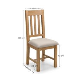 Cheshire Ellington Premium Dining Chairs - Set of 2 in Taupe - thumbnail 6