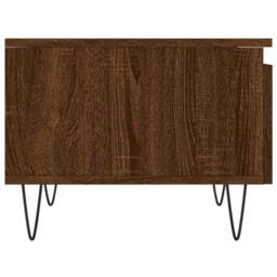 Berkfield Home Coffee Tables 2 pcs Brown Oak 50x46x35 cm Engineered Wood - Size: 50 x 46 x 35 cm - thumbnail 8