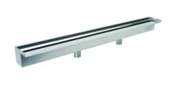 Primrose Stainless Steel Waterfall Blade Cascade Sheer descent 90cm in Metallic Silver - thumbnail 6