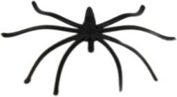 Shatchi 48 Black Plastic Halloween Spiders - Spooky & Scary, 5cm Each, Durable Material - thumbnail 4