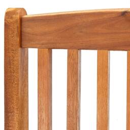 Berkfield Home Folding Outdoor Chairs 2 pcs Solid Acacia Wood in Brown - thumbnail 7