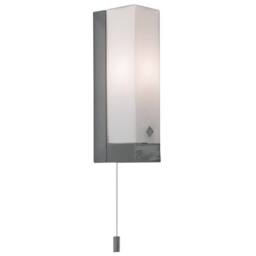 Netlighting Bathroom Wall Light Chrome IP44 in Grey
