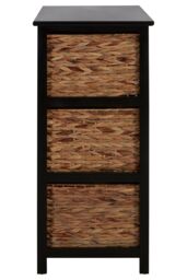 Orsina Stylish 6 Drawers Black Frame Storage Unit, Modern Chest Of Drawers For Livingroom, Minimalist Storage Chest - thumbnail 5