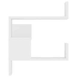 Berkfield Home Wall Corner Shelf 2 pcs White 40x40x50 cm Engineered Wood - Size: 40 x 40 x 50 cm - thumbnail 7