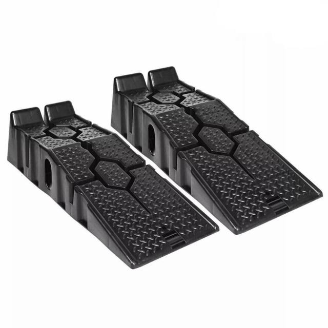 Dprodo Vehicle Plastic Ramps Set of 2, 2.5 Ton in Black - Size: 600mm - image 1