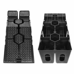 Dprodo Vehicle Plastic Ramps Set of 2, 2.5 Ton in Black - Size: 600mm - thumbnail 6
