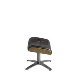 Angel Cerda Chocolate Brown Cowhide Leather Ottoman, 52x42x39 cm - Size: 52 x 42 x 39 cm - thumbnail 5
