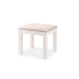 Ashfield Premier Pure White Dressing Stool - thumbnail 1