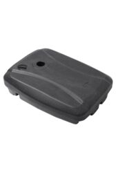 H&O Direct HDPE Water & Sand Filled Parasol Base with Wheels（Pole is not included） in Black - thumbnail 3