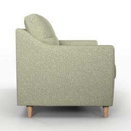 Furnishings For Less UK Baxter Tufted Fabric 2 Seater Sofa - Charcoal, Silver, Oatmeal or Sage in Light Grey - thumbnail 4