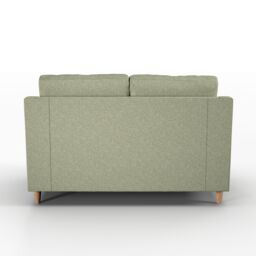 Furnishings For Less UK Baxter Tufted Fabric 2 Seater Sofa - Charcoal, Silver, Oatmeal or Sage in Light Grey - thumbnail 3
