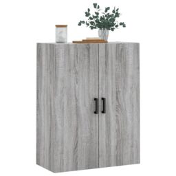 Berkfield Home Wall Mounted Cabinet Grey Sonoma 69.5x34x90 cm - thumbnail 4