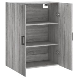 Berkfield Home Wall Mounted Cabinet Grey Sonoma 69.5x34x90 cm - thumbnail 6