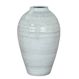 Lemon Pavilion Furniture and Decor Kemi Medium Olpe Vase - Ceramic - L21 x W21 x H30 cm - White - thumbnail 1