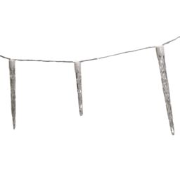 Samuel Alexander 4.7m Set of 10 In-Lit Icicle Lights with 40 LEDs in Cool White - thumbnail 3